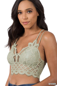 Crochet Lace Padded Bralette