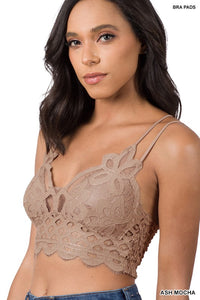 Crochet Lace Padded Bralette